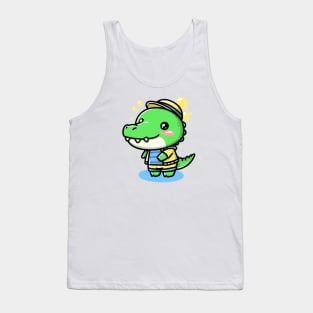 Cute Crocodile Tank Top